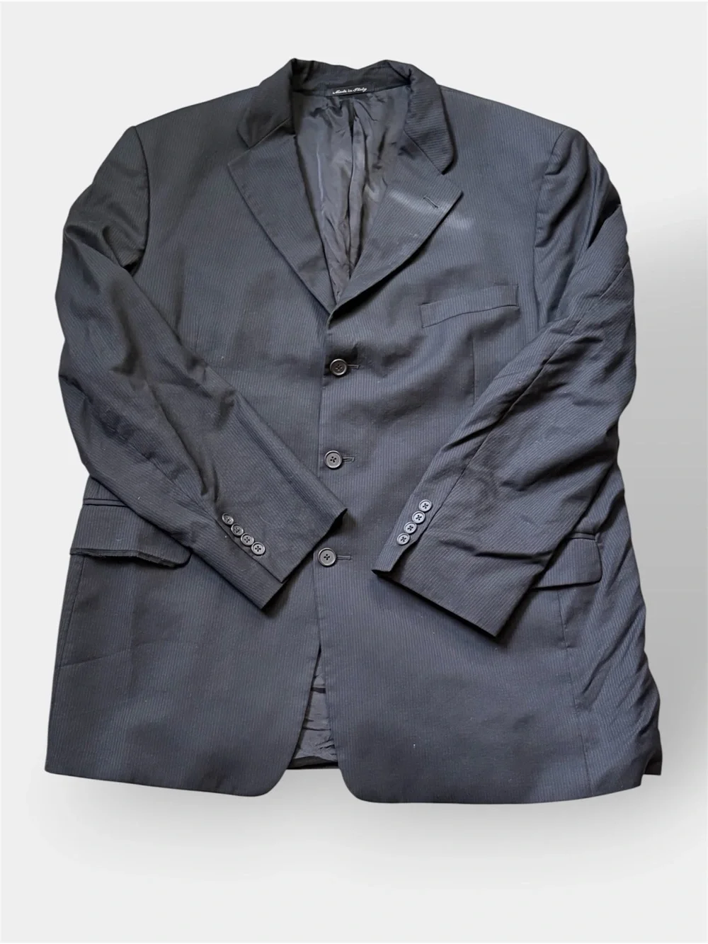 Murano Made in Italy Pinstripe Blazer Men's Suit Jacket